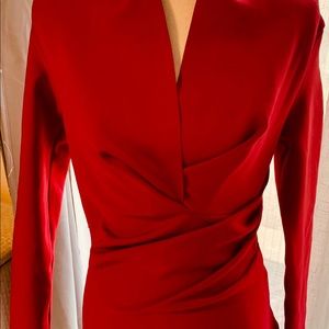 Sexy red bandage dress